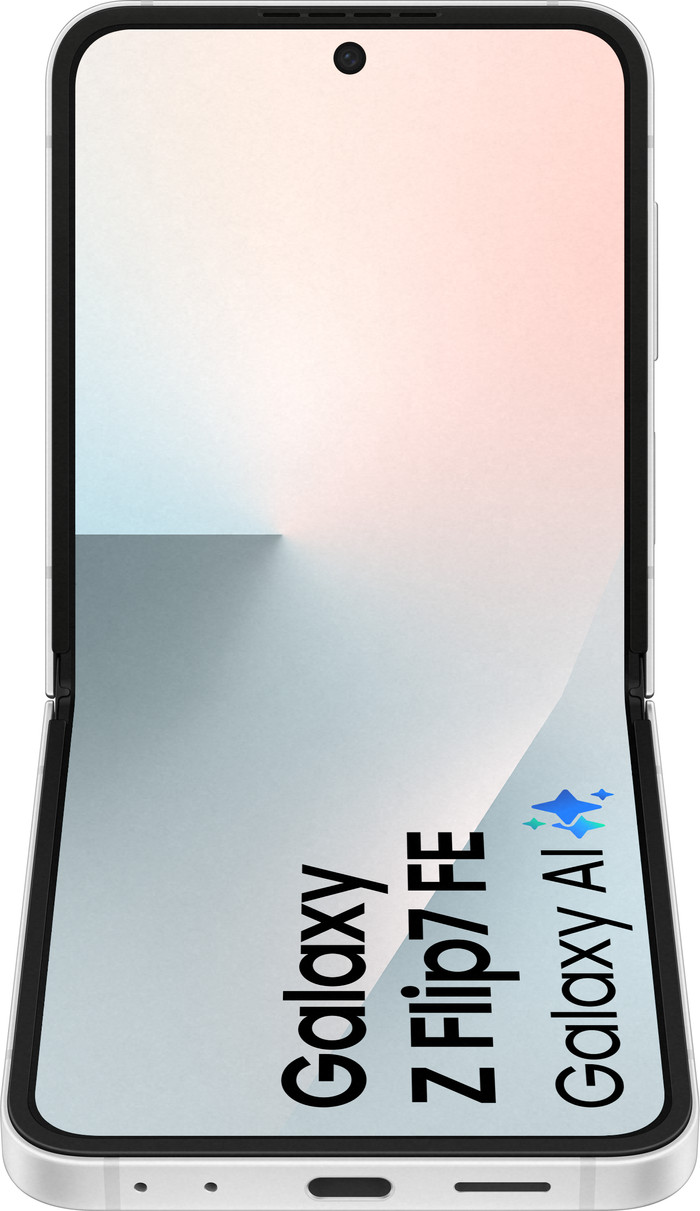 Samsung Galaxy Z Flip 7 FE 128GB Wit 5G onderkant