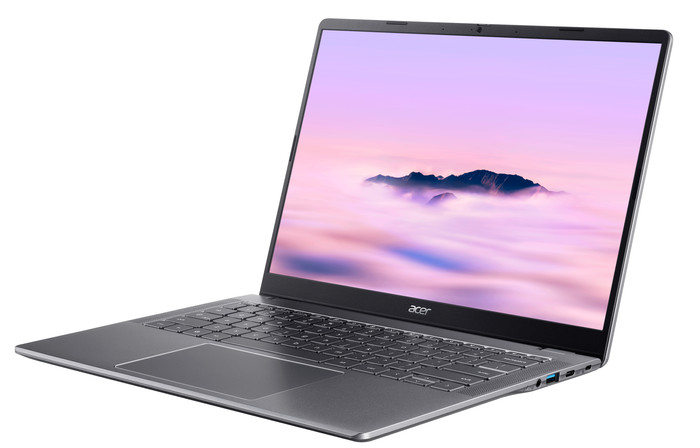 Acer Chromebook Plus 514 CB514-6HT-3689 rechterkant