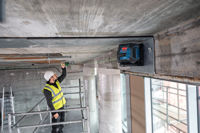 Bosch Professional GLL 20-22 G Set product in gebruik