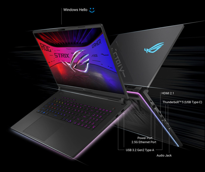 ASUS ROG Strix SCAR 16 OLED G835LX-SA008W product in gebruik