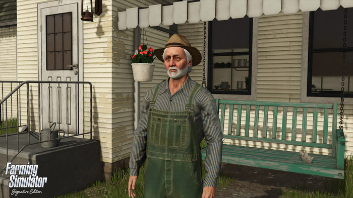 Farming Simulator Signature Edition Nintendo Switch 2 product in gebruik