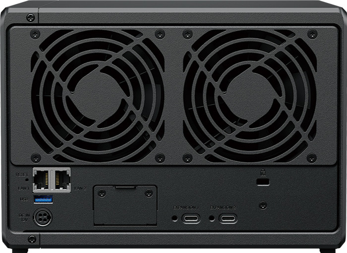 Synology DS1525+ achterkant