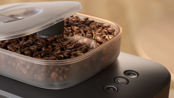 Philips Baristina Bean Swap BAR320/60 Zwart bovenkant