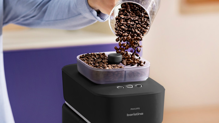 Philips Baristina Bean Swap BAR320/60 Zwart detail