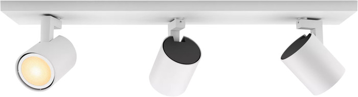 Philips Hue Runner opbouwspot White Ambiance - 3 Spots - Wit + Dimmer voorkant