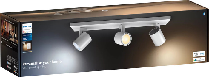 Philips Hue Runner opbouwspot White Ambiance - 3 Spots - Wit + Dimmer verpakking