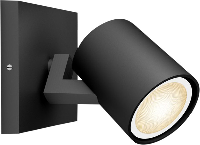 Philips Hue Runner Mounted Spot Light White Ambiance - 1 Spot - Black front