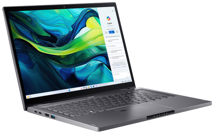 Acer Aspire Spin 14 ASP14-52MTN-70B5 linkerkant