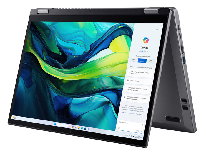 Acer Aspire Spin 14 ASP14-52MTN-70B5 voorkant