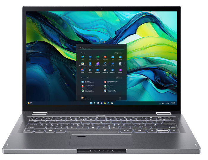 Acer Aspire Spin 14 ASP14-52MTN-70B5 voorkant