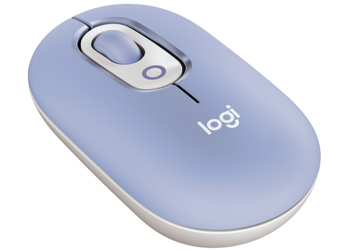 Logitech POP Wireless Mouse Purple top