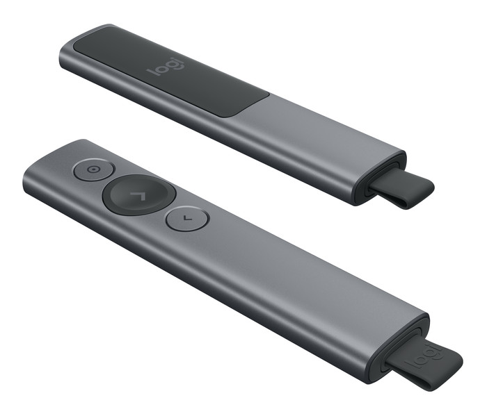 Logitech Spotlight Presentation Remote Gris avant