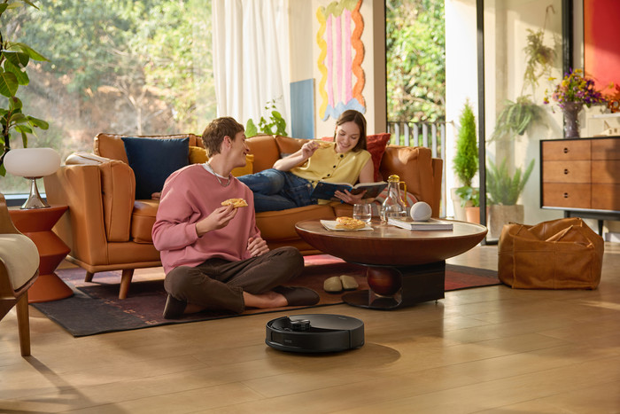 Roborock Q10 VF Black product in gebruik