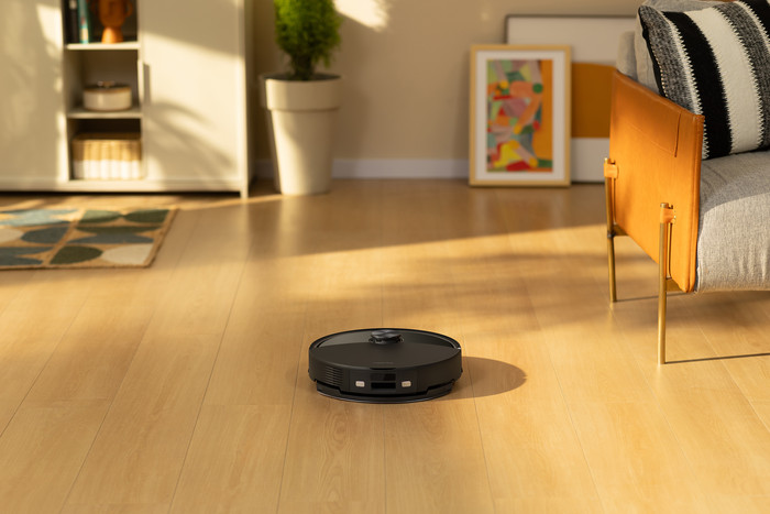 Roborock Q10 VF Black product in gebruik