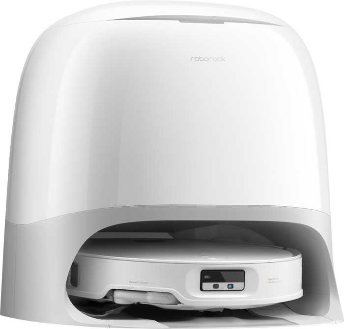 Roborock Qrevo CurvX White left side