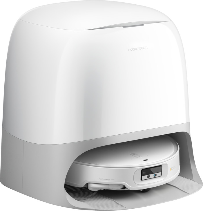 Roborock Qrevo CurvX White left side