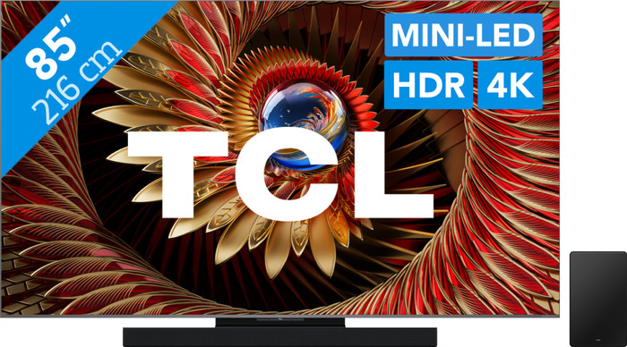 TCL 85 inches QD Mini-LED C81K 4K (2025) + TCL Q75H Main Image