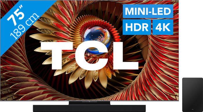 TCL 75 inches QD Mini-led C81K 4K (2025) + TCL Q75H Main Image