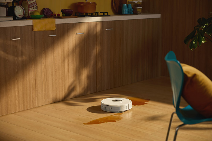 Roborock Q7 BF White product in gebruik