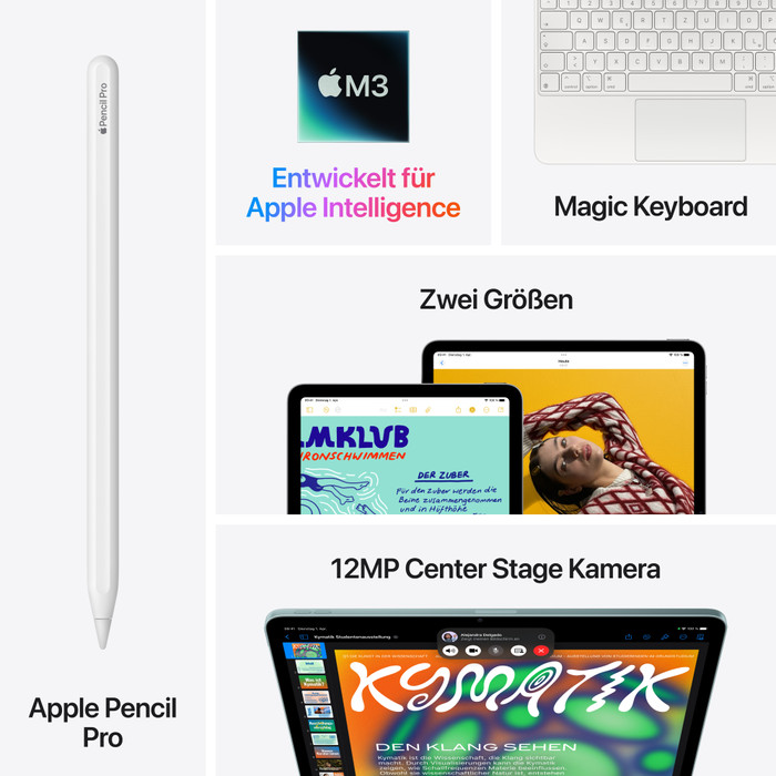 Apple iPad Air (2025) 11 inch 512GB Wifi + 5G Blauw visual leverancier