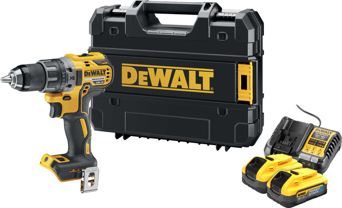 DeWalt DCD791NT-XJ 5,0 Ah POWERSTACK Accu (2x) Starterspakket Main Image