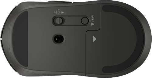 HP 400 Stille Draadloze Muis Zwart onderkant