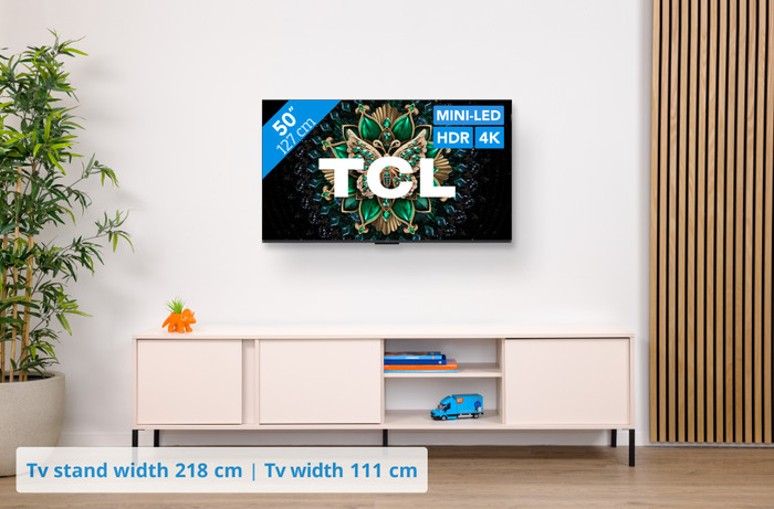 TCL 50 inches QD Mini-LED C61K (2025) + TCL S55H 2.1 Soundbar visual Coolblue 1