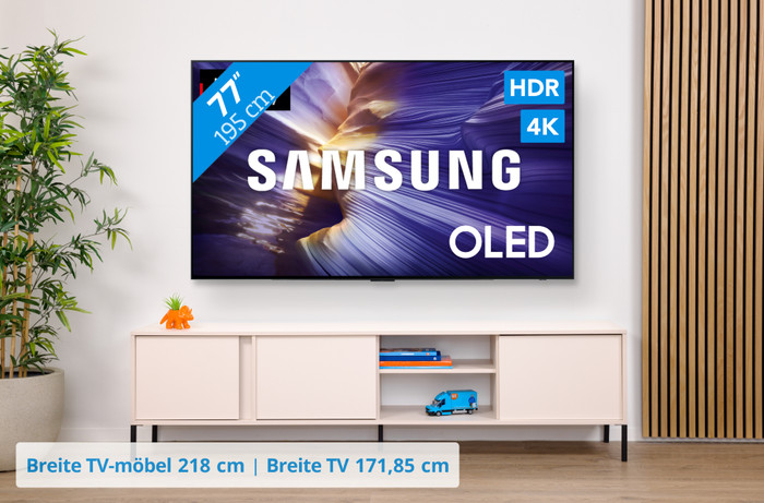Samsung 77" OLED S90F 4K (2025) visuelles Coolblue 1