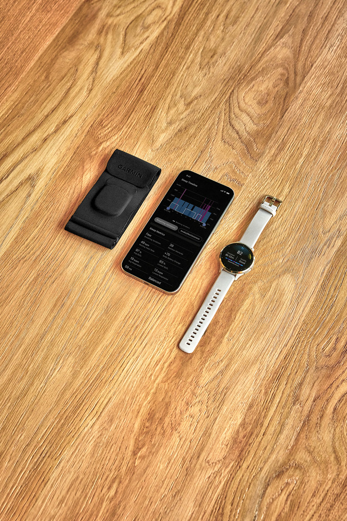 Garmin Index Sleep Monitor L/XL product in gebruik