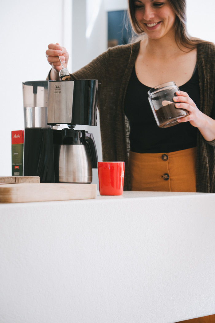 Melitta Enjoy Top Therm 1017-08 product in gebruik