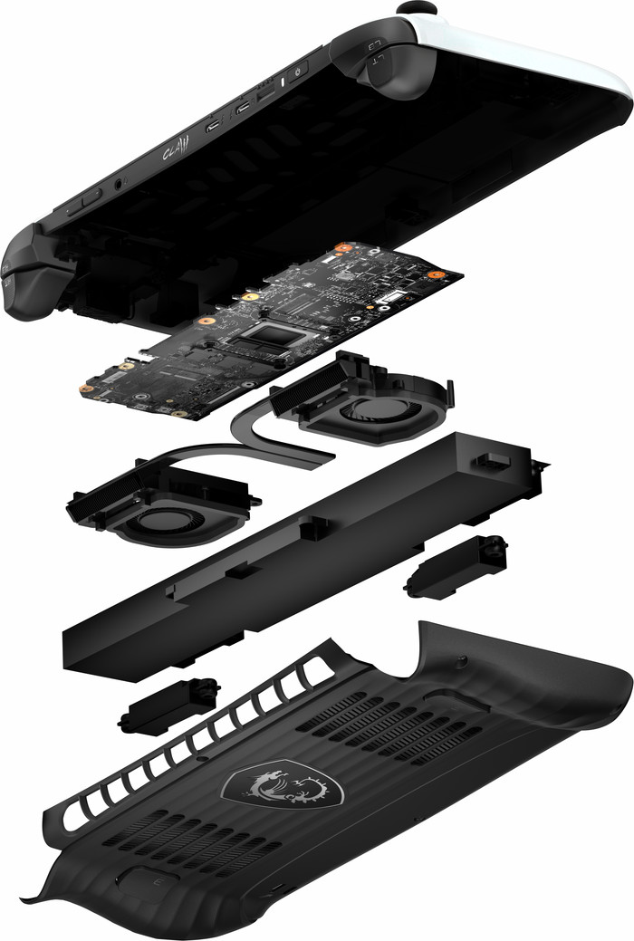 MSI Claw 8 AI+ A2VM Polar Tempest Edition-069NL detail