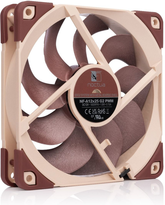 Noctua NF-A12x25 G2 PWM - Single Fan back