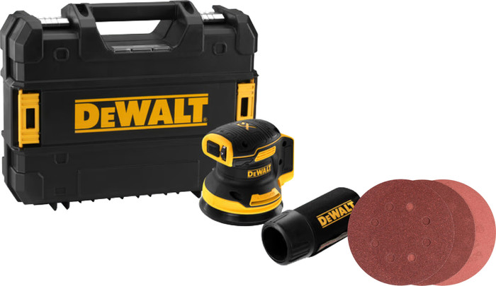 DeWalt DCW210NT-XJ (zonder accu) + Bosch Schuurschijf 125 mm K80, K120, K240 (25x) Main Image