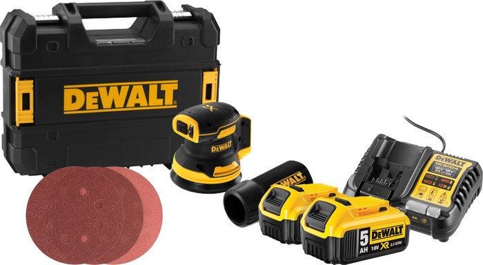 DEWALT DCW210NT-XJ 5.0Ah Battery (2x) Complete Pack Main Image