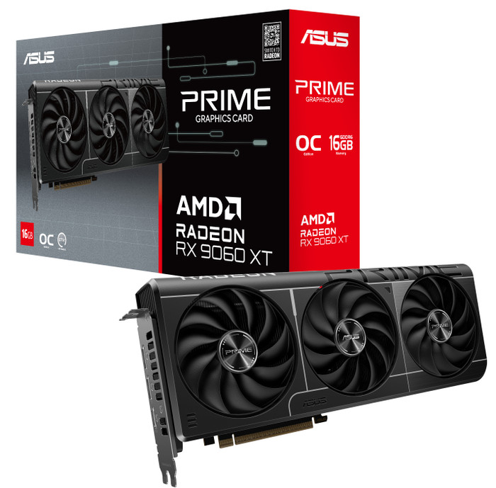 ASUS PRIME Radeon RX 9060 XT OC 16GB verpakking