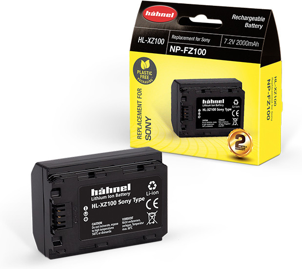 Hähnel HL-XZ100 Sony packaging