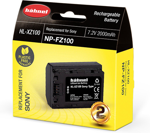 Hähnel HL-XZ100 Sony packaging