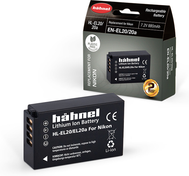 Hähnel HL-EL20/20a Nikon front