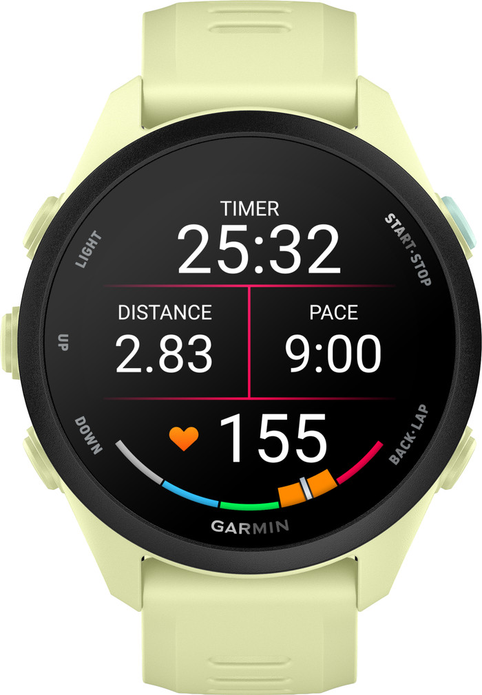 Garmin Forerunner 70 43 mm Geel voorkant