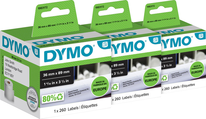 DYMO LabelWriter Adres Etiket 36x89mm 3-pack Main Image