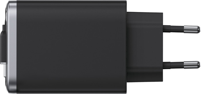 Anker Nano Oplader met Usb C poort en kabel 35W Zwart linkerkant