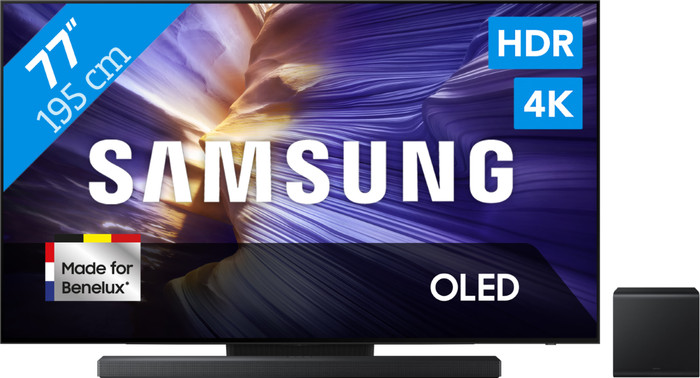 Samsung 77 inches OLED S90F 4K (2025) + Samsung HW-QS700F (2025) Main Image