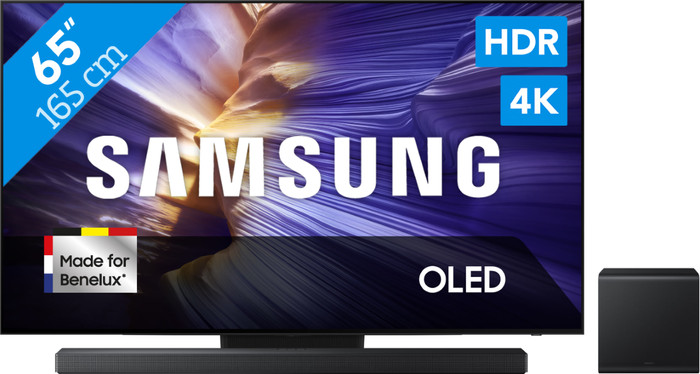 Samsung 65 inches QD-OLED S90F 4K (2025) + Samsung HW-QS700F (2025) Main Image