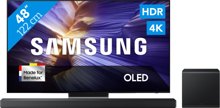 Samsung 48 inches OLED S90F 4K (2025) + Samsung HW-QS700F (2025) Main Image