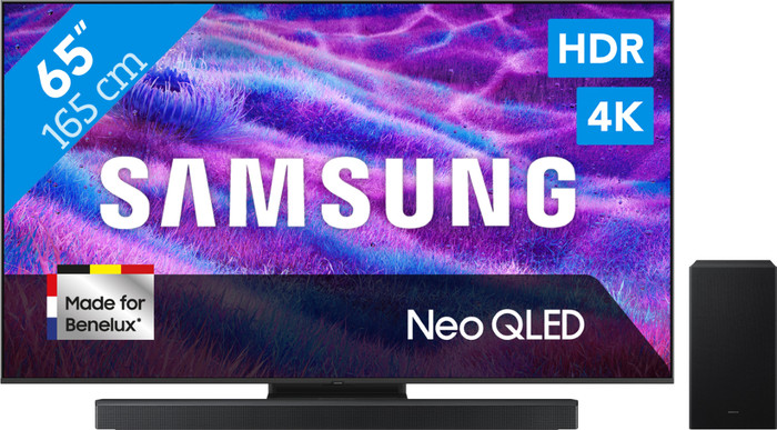 Samsung 65 inches Neo QLED QN82F 4K (2025) + Samsung HW-B750F (2025) Main Image