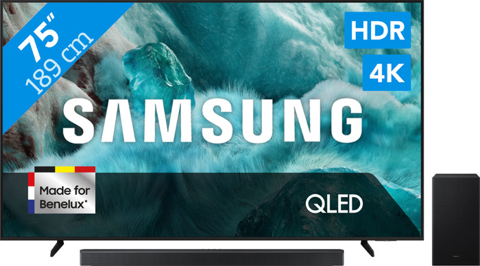 Samsung 75 inches QLED Q7F4 4K (2025) + Samsung HW-B750F (2025) Main Image
