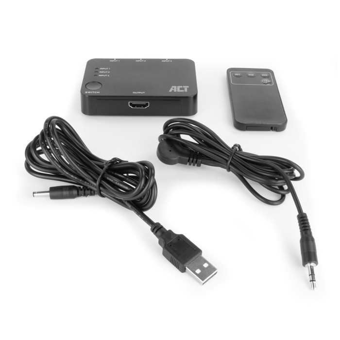 ACT AC7845 4K HDMI Switch 3x1 null