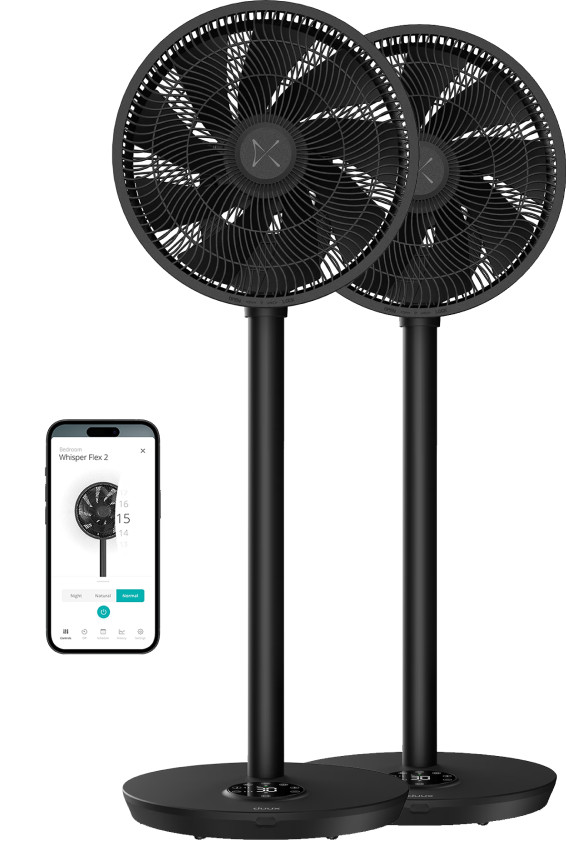 Duux Whisper Flex 2 Duo Pack Zwart Main Image