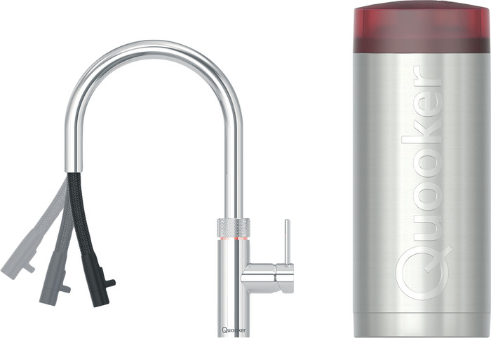 Quooker COMBI + Quooker Flex Round Chrome Main Image