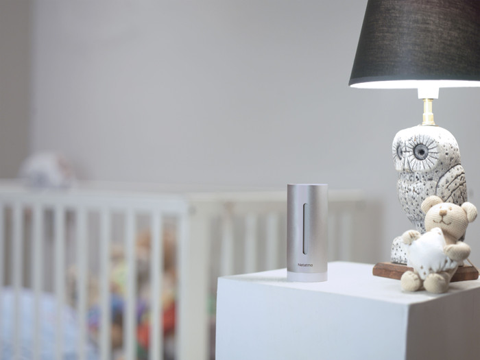 Netatmo Slim Weather Station product in use